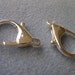 Extra Large Lobster Claw clasps Silver Plated 26mm X 36mm 2 pcs