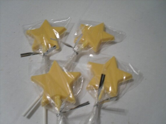 A Dozen Star lollipops