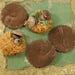 Vintage lot 1960s millinery mushroom purse hat velvet hat trim brown shaded flapper cloche bonnet regency wired stems