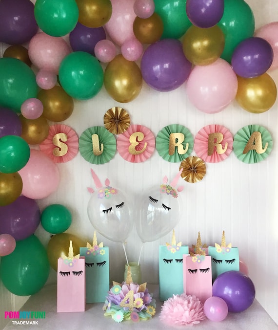 Unicorn Balloon Arch Kit Unicorn Balloon Garland Unicorn