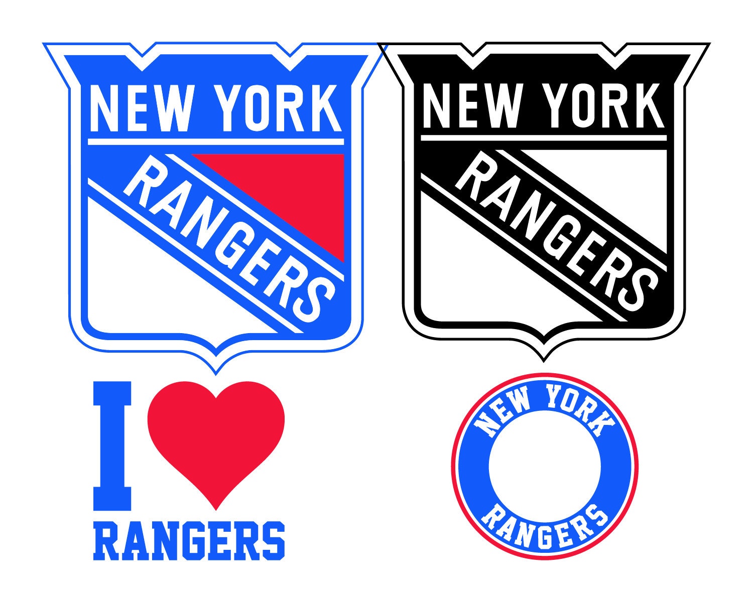 New York Rangers Cut Files New York Rangers SVG Files NY