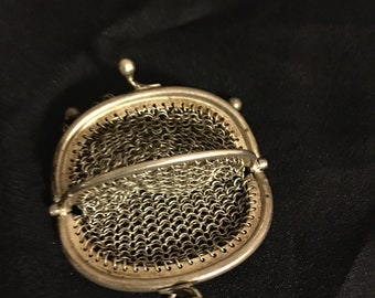 antique chain mail purse/necklace