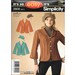 Misses Womens Jacket and Newsboy Hat 8 to 18 Sewing Pattern Simplicity 2808