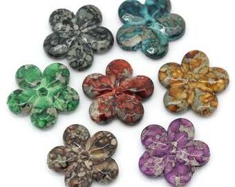 Acrylic Flower Mix - 25 pieces - #ACR169