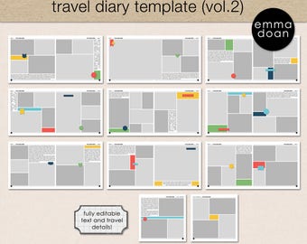travel diary template