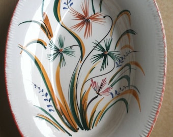 Bergamo Akron Hand Painted Serving Platter
