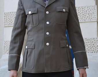 Old East German Military Uniform Jacket