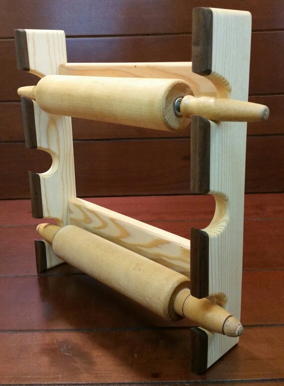 Rolling Pin Rack With Three Slots Multiple Rolling Pin Rack