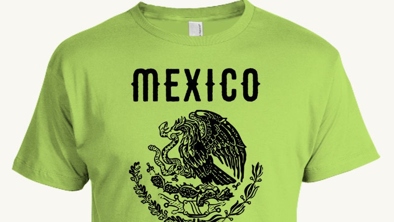 t shirt mexico 70