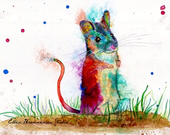 Mouse: nursery art nursery wall art nursery decor woodland nursery farmhouse decor nursery prints kids room decor mouse woodland decor