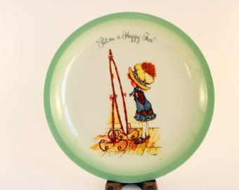 Vintage Holly Hobbie Plate/ 1972 Collectors Plate