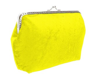 clutch purse bridal bag yellow purse wedding clutch bag bridesmaid clutch bag bridesmaid clutch bag chain velvet bride wedding yellow 0560