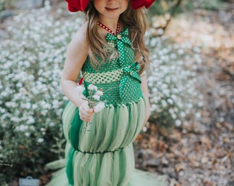 Girls The Hungry Caterpillar Inspired Tutu Dress Halloween Costume (Newborn - 5T)