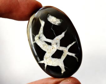 Septarian 62 Cts Natural Top Quality Gemstone Cabochon Oval Shape 37x25x6 MM R14706