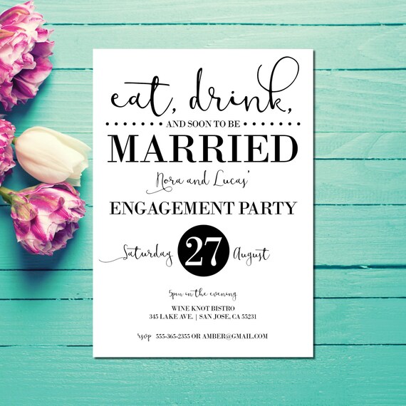 Engagement Dinner Invitations 9