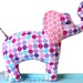 Baby Soft Elephant Toy - Cloth with Rattle - Baby Safe - Toddler - Child Friendly - Kids - Purple Pink Turquoise Dots