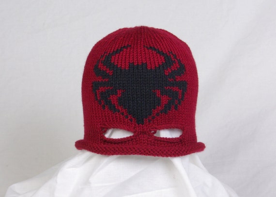 tricoter un bonnet spiderman