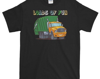 Garbage-Truck, Loads-Of-Fun T-shirt, Gift, Children, Kids