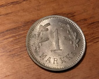 Finland 1921 Markaa uncirculated coin #C41