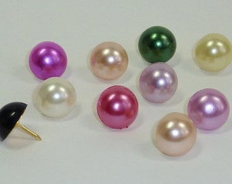 Decorative Pearl Push Pins, Pearl Drawing Pins, Cork Board Pins, Thumbtacks, Pin Board Pins, Teachers Gift