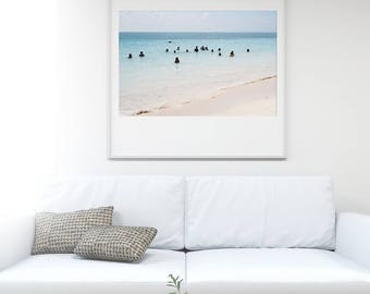 Beach Photography // Extra Large Beach Print // New Jersey