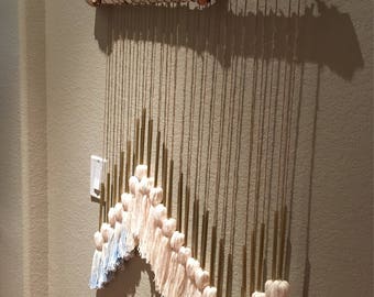 Handmade unique boho wall hanging