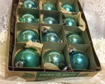 12 Shiny Brite Ornaments
