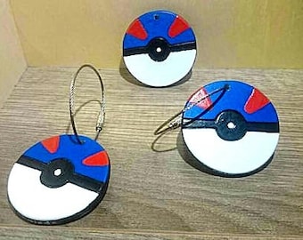 Pokeball Super ball keychain