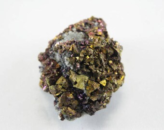 1.9 " Top Quality Chalcopyrite 62g - Viburnum Trend, Missouri. Beautiful natural iridescent rainbow crystals. Mineral Specimen. M51703