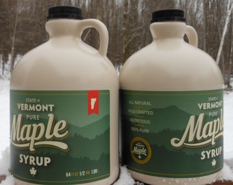 2018 Vermont Maple Syrup - Gallon shipped as 2 halves