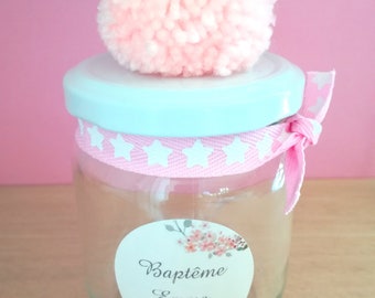 Glass container candy jar