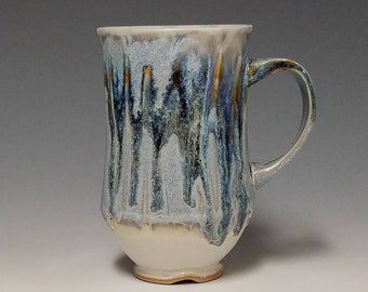 Handmade wheel thrown ceramic mug #1136