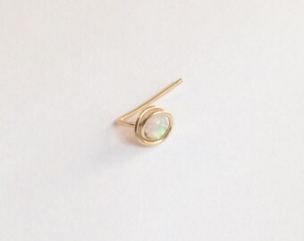 Opal nose stud, nose stud, tiny nose stud, gold nose stud, small nose stud, tiny stud, nose stud opal, tiny nose stud, opal stud, opal studs
