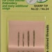 Clover Double Eye Needles, fine sharp tip, size 22 and 24, 4 needles per package