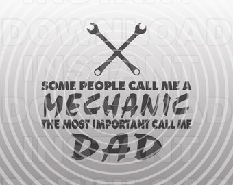 Auto Mechanic SVG File,Gearhead SVG,Mechanic Quote svg,Mechanic Dad SVG -Vector Art Commercial & Personal Use-Cricut,Cameo,Silhouette