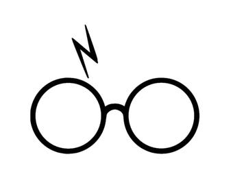 Harry Potter Glasses and Scar Temporary Tattoo Harry Potter