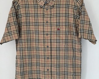 nova check burberry shirt