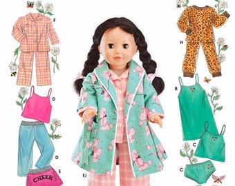 Simplicity 5276- Sewing pattern for 18 Inch Doll Clothes- Fits American Girl Dolls