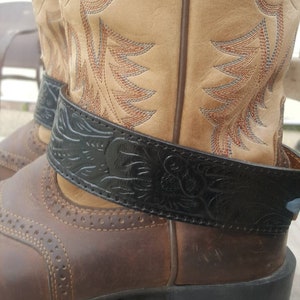 cowboy boot shaft strap