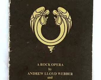 Jesus Christ Superstar Booklet From Original Webber-Lloyd Rock Opera Decca Album