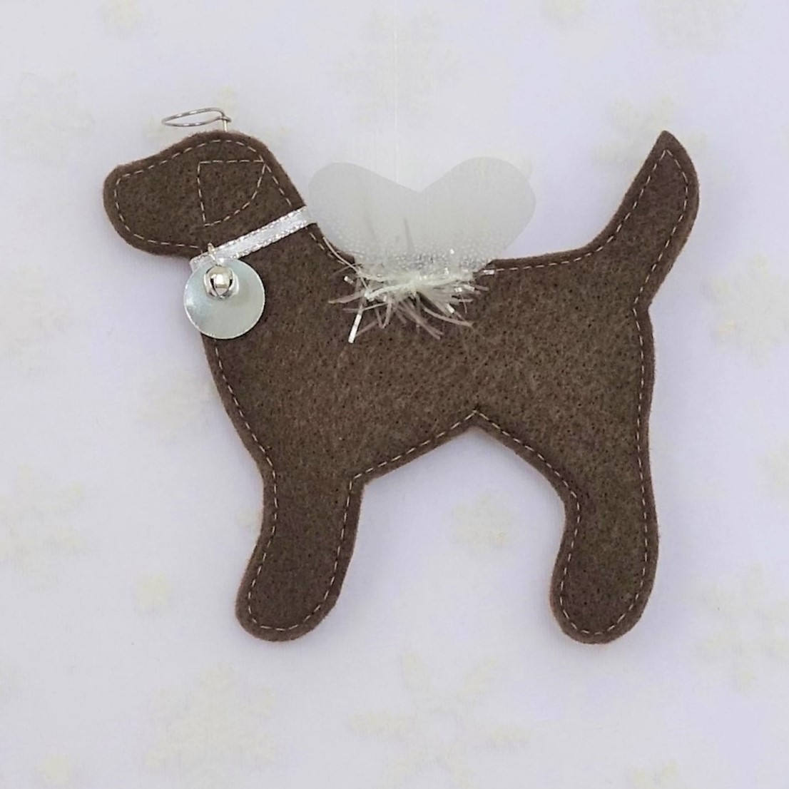 Chocolate Lab Angel Ornament FREE Personalization