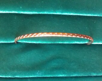 Solid Copper Cuff Bracelet