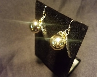 Golden Snitch Earrings