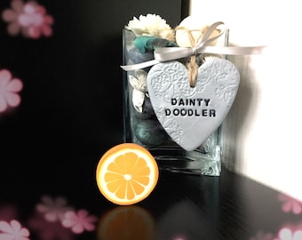 Orange Fruit Eraser / Novelty Rubbers / Stationery / Kids / School / Gift