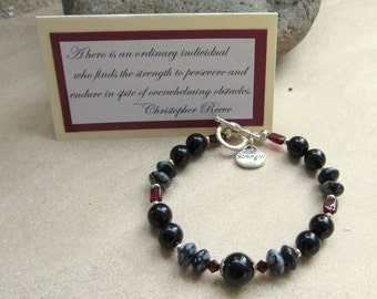Strength Bracelet, Strength Jewelry, Inspirational Jewelry, Gift for Loss, Gift for Illness, I Have Strength Inspirational Bracelet