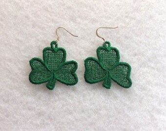 St. Patty's Day Shamrock Earrings