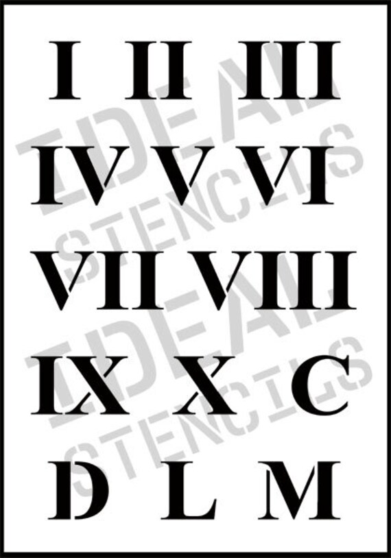 roman-numerals-stencil-art-craft-home-decor-a4-size