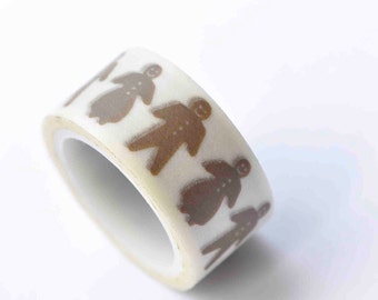 Snowman Winter Themed Washi Tape Japanese Masking Tape 20mm wide x 5m long No.12869