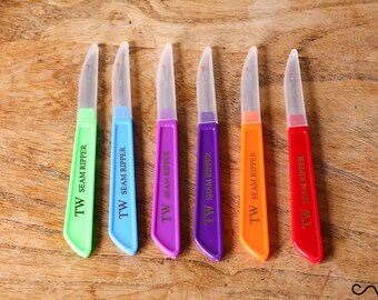 TW Colourful Seam Rippers Japan Made Sewing Tool Stitch Thread Unpicker Cutter
