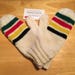 Mitten - adult - styled after the Hudsons Bay Blanket - traditional wool